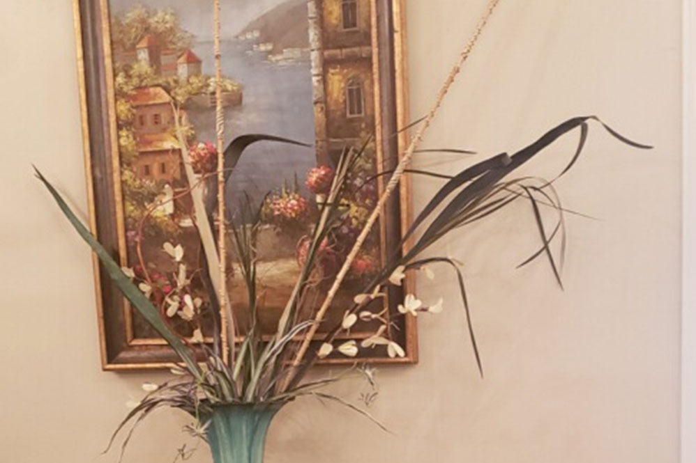 The Landings of Douglas art on hallway wall