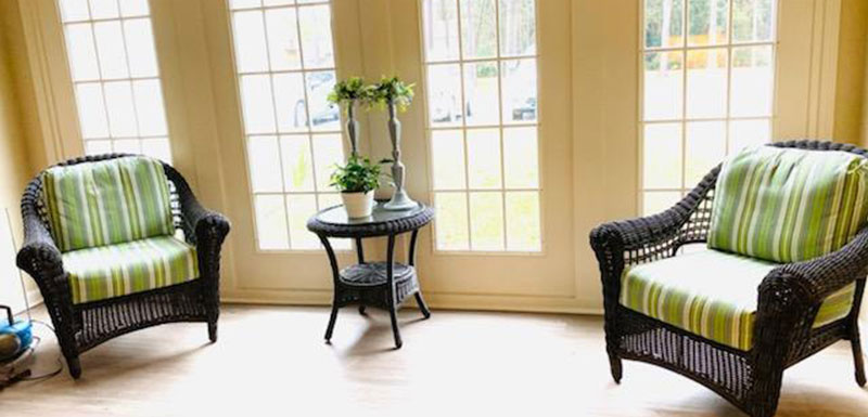 The Landings of Douglas sitting area